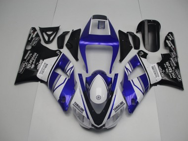1998-1999 Blue White Black Yamaha YZF R1 Motorbike Fairings