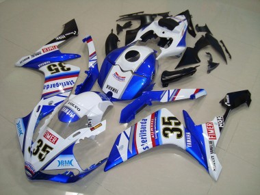 2007-2008 Blue Stickers Yamaha YZF R1 Motorcycle Fairings