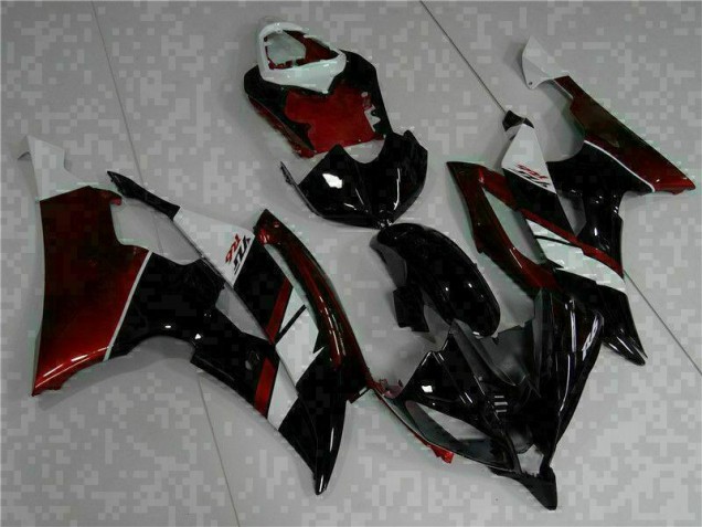 2008-2016 Black Yamaha YZF R6 Motorcyle Fairings