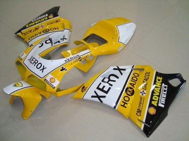 1993-2005 Yellow White Xerox Ducati 748 916 996 996S Replacement Motorcycle Fairings