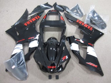 1998-1999 Black Red Decal Yamaha YZF R1 Motorcycle Fairings Kits